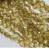 Natural Golden Beer Quartz Coin Faceted Beads Strand Length 14 Inches and Size 9mm approx.